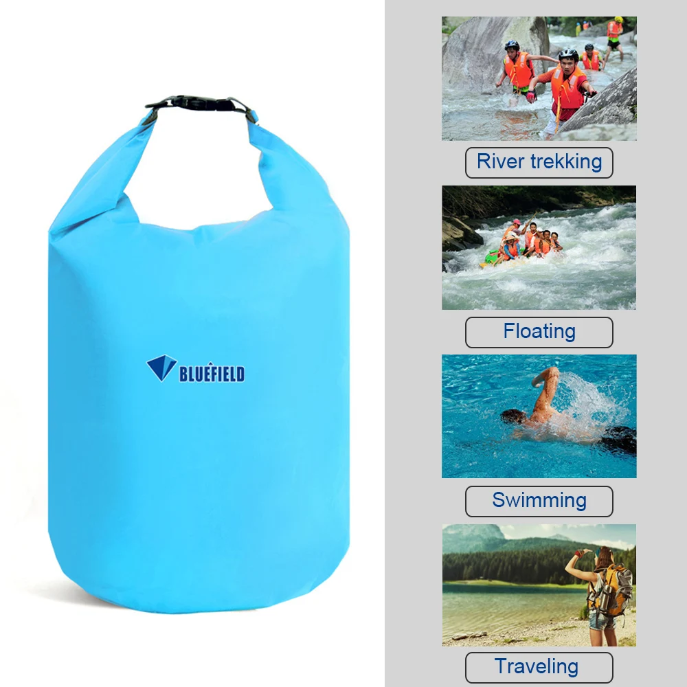 10L Rafting Bag Water Bag Ultralight Waterproof Dry Bag for Outdoor