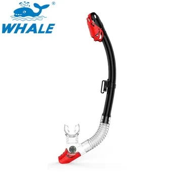 

Whale Professional Adults Swimming Diving Snorkeling Silicone Dry Air Breathing Tube Full Dry Air Breathing Scuba Tube 2019