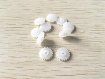 

RC Car Motor Transmission Axle 22 Teeth Single Steering Gear 12mmx2mm 30Pcs