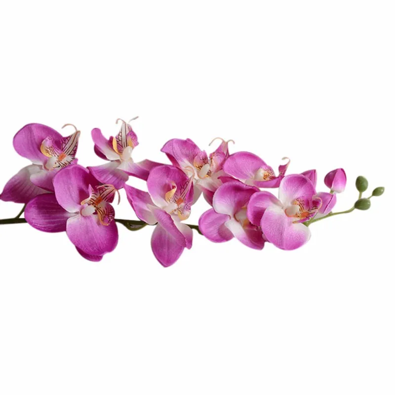 Бабочка Орхидея искусственный фаленопсис латекс орхидеи цветок для украшения свадьбы дома