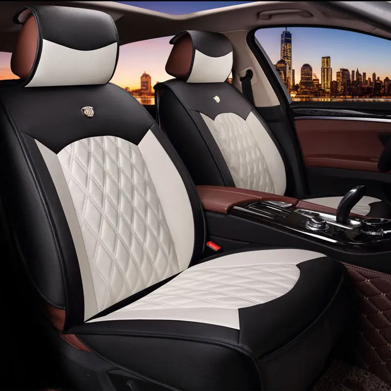 

Car Seat Cover Auto Interior Seats Covers Leather for lada 2107 2110 2114 granta kalina largus priora samara vesta