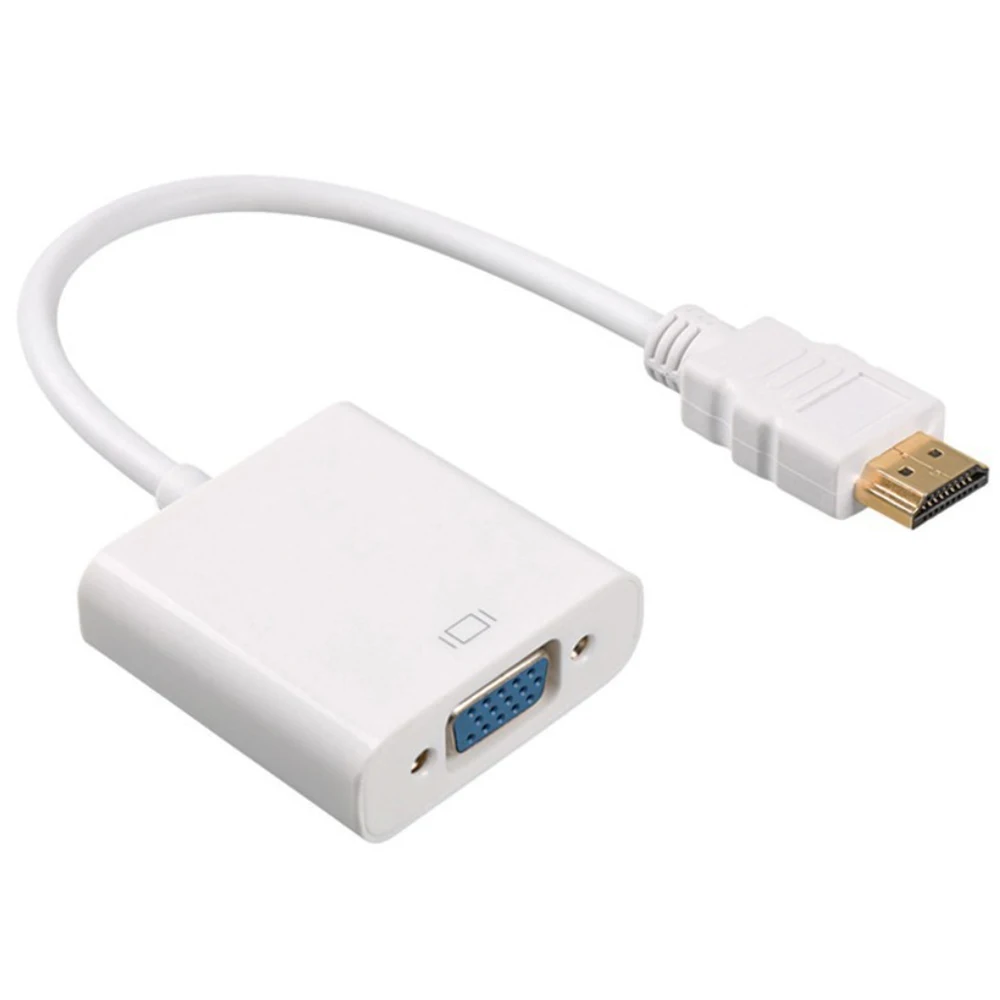 HDMI Male to VGA Female Video Cable Cord Converter Adapter for PC
