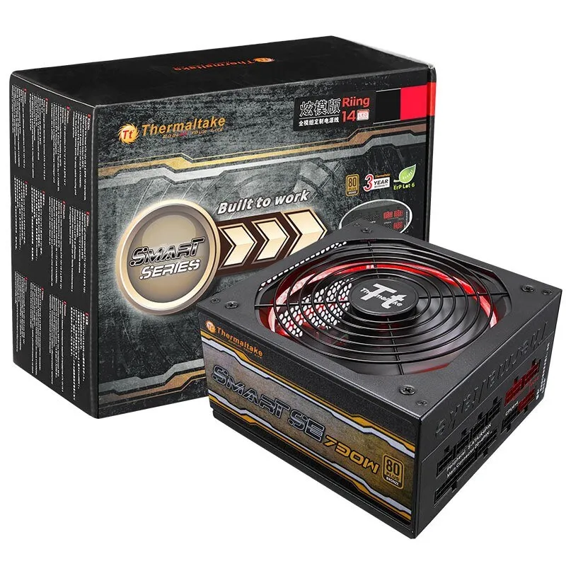 

Tt (Thermaltake) rated 730W Smart 730M Riing red version Power supply (80PLUS bronze / full module / luminous fan)