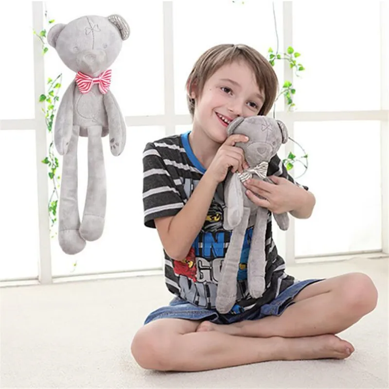

42cm Baby soft plush toy comfortable Baby Bear doll bear bed dolls baby appease sleeping doll for Children's Christmas Gifts