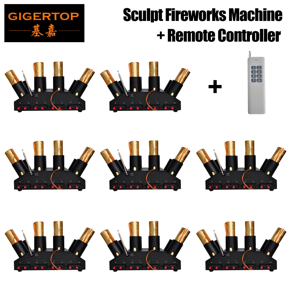 Freeshipping TP-T13 Sculpt Fireworks Machine with Remote Controller 110V/220V/AA Battery Working Support 8 Control Channels Freeshipping TP-T13 Sculpt Fireworks Machine with Remote Controller 110V/220V/AA Battery Working Support 8 Control Channels