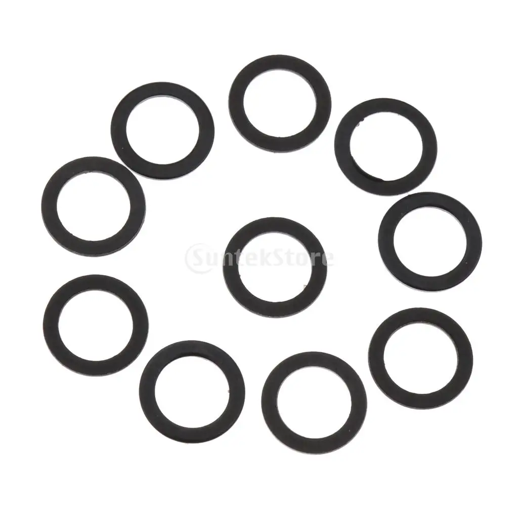 10pcs Black Skateboard Longboard Truck Axle Speed Washer Speed Ring Hardware