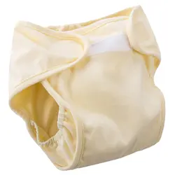 100% новые хлопковые детские Многоразовые пеленки мягкой герметичной моющиеся подгузники новорожденных тренировочные брюки м желтый