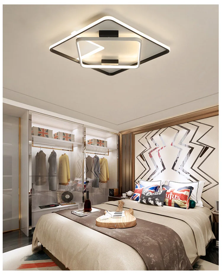 LOFAHS Новая современная светодиодная Люстра для гостиной, спальни, столовой, алюминиевый корпус, домашняя люстра, лампа, осветительная арматура