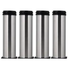 4 шт нержавеющая сталь 50x180 мм утолщенные регулируемые ножки для мебели стол кровать диван шкаф ноги ножки с крепежными винтами