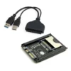 CY SATA 22Pin to USB 3.0 to CFast Card adapter 2.5 inch Hard Disk Case SSD HDD CFast Card Reader for PC Laptop ► Photo 1/6