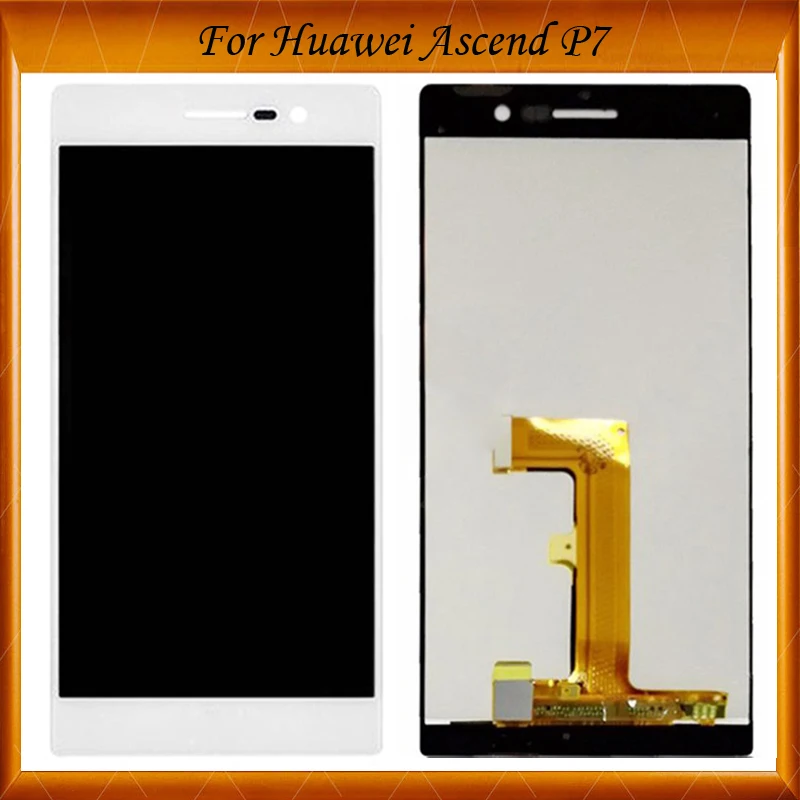 100% хорошо работает для Huawei P7 телефон с ЖК-дисплеем сенсорным экраном дигитайзер в