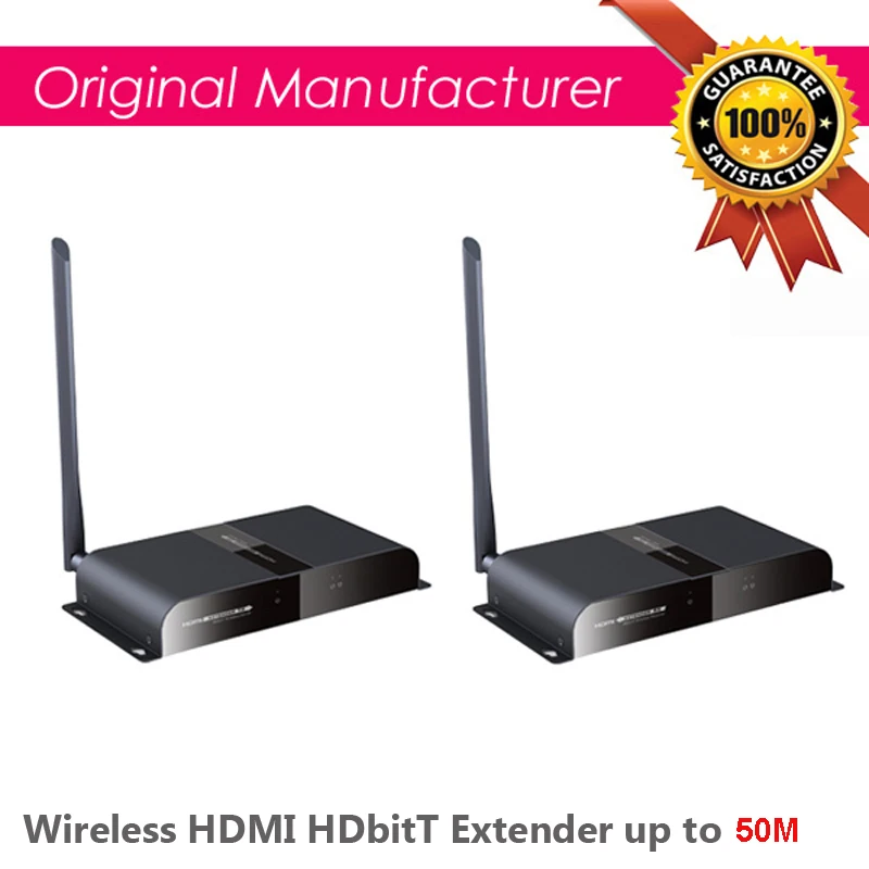 

New Wireless HDMI Extender Wireless HDMI HDbitT Transmitter & Reciver Kit up to 164Ft /50M 1080P HDBiT AV Converter