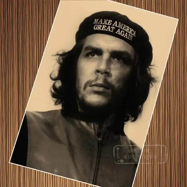 Cuba Socialist Socialism Leader Che Guevara Communist Hero Retro