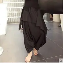 Мужская одежда четыре сезона Необычные Брюки повседневные Гарун Брюки Мужская певица одежда