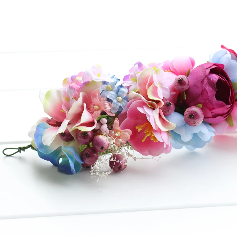 Bohemia Band Beach Wreath Headband Bridal 4