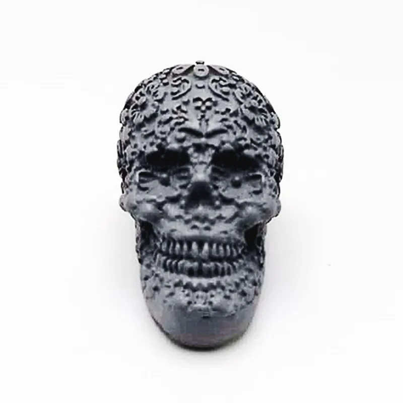 

Mini Flower Skull Mould Silicone Halloween Decoration Tool diy Gypsum Candle Soap Silicone Mold Food Mould