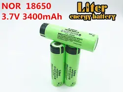 Литиевая батарея 100% оригинал 3 шт 3,7 V 3400 MAH NOR18650B аккумуляторной батареи 18650 литий-ионный перезаряжаемая батарея для планшетных ПК