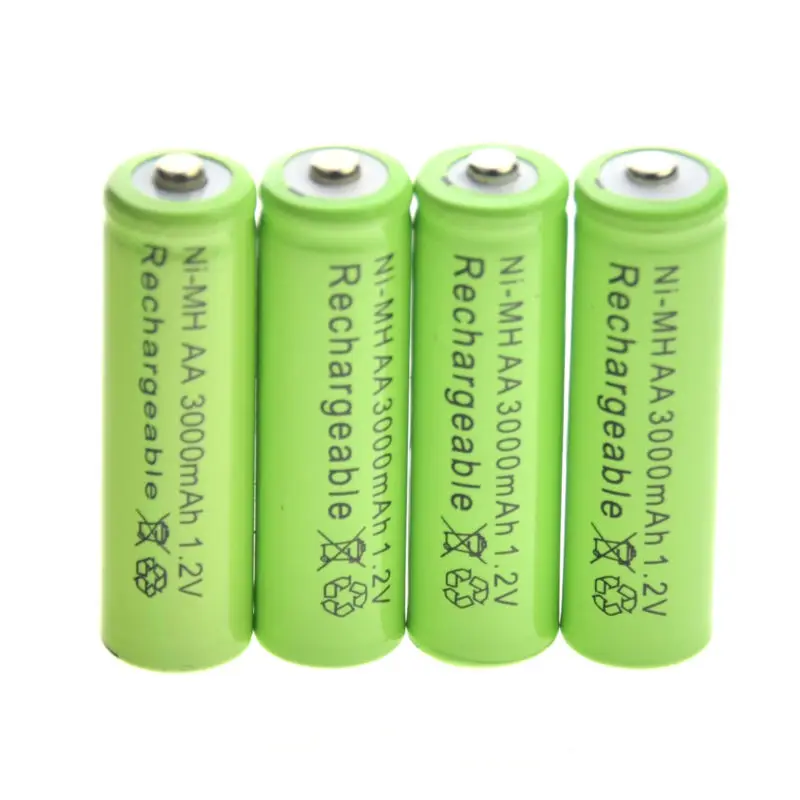 20 шт NiMH 3000mAh 1,2 v AA аккумуляторные батареи 2A Batteria Сад Солнечный Ni-MH светильник светодиодный светильник игрушка Mp3 ячейки Прямая поставка