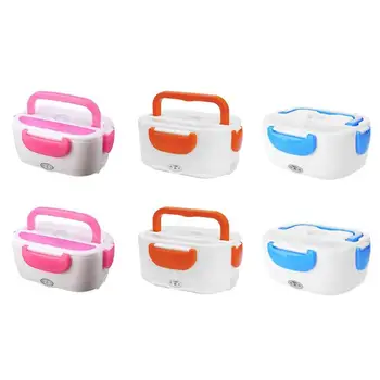 

Multi-functional Lunch Box Container Portable Electric Heating Lunch Box Food Heater Rice Container for Home Office Car ABS