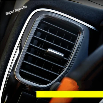 

lapetus Matte / Wood Grain Look Interior For Mitsubishi Outlander 2014 - 2019 Dashboard Air AC Vent Outlet Cover Trim