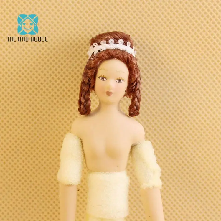 DIY кукольный домик Дамская фигурка Миниатюрная игрушка фарфоровые фигурки кукольный домик мини подарок ребенку