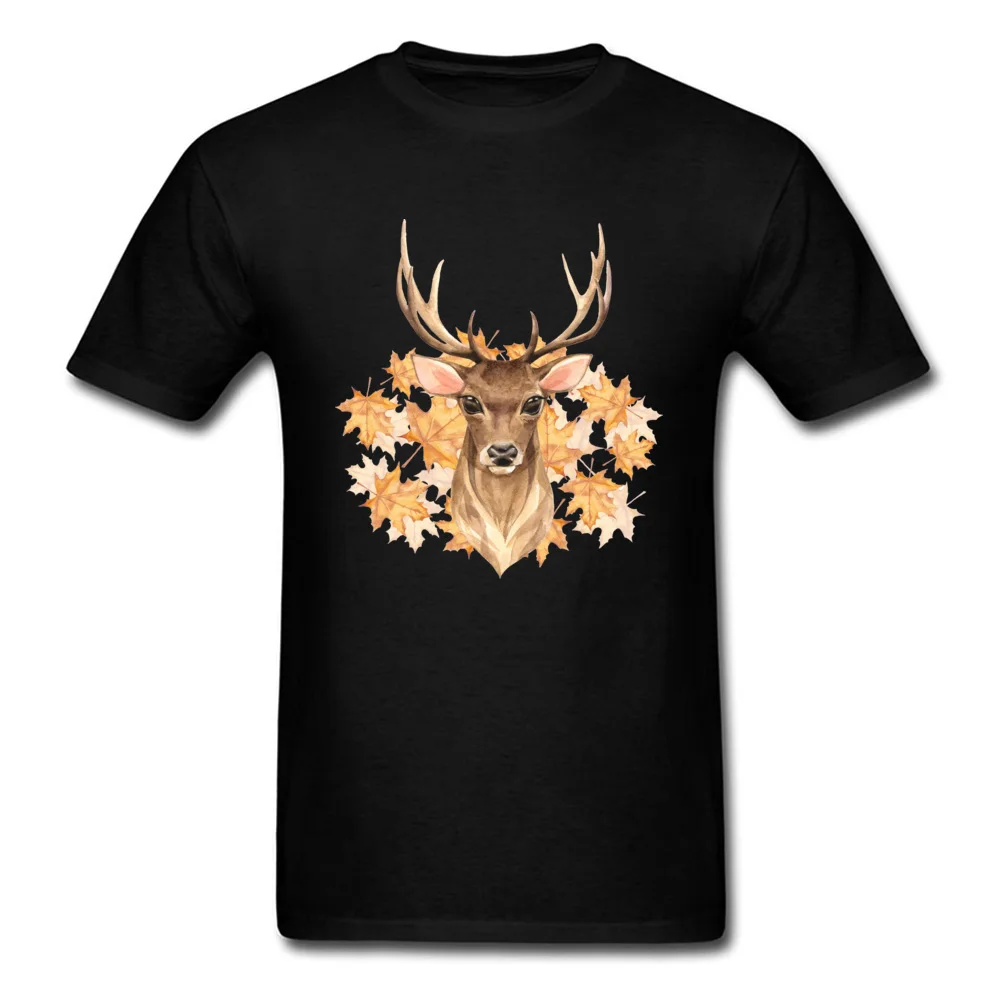 Men's Designer Casual Tops T Shirt O-Neck VALENTINE DAY Cotton T Shirts Normal Short Sleeve Noble deer. Autumn Tops Shirts Noble deer. Autumn black