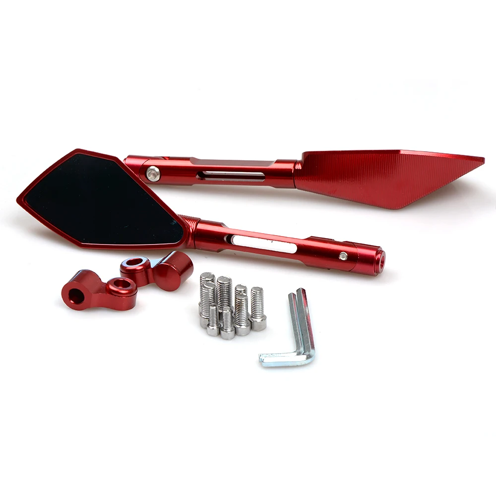 Зеркало мотоциклетное короткое с ЧПУ для YAMAHA YZF R1 R6 R3 Kawasaki ER6F ER6N ER 6N 6F Z800|rearview side