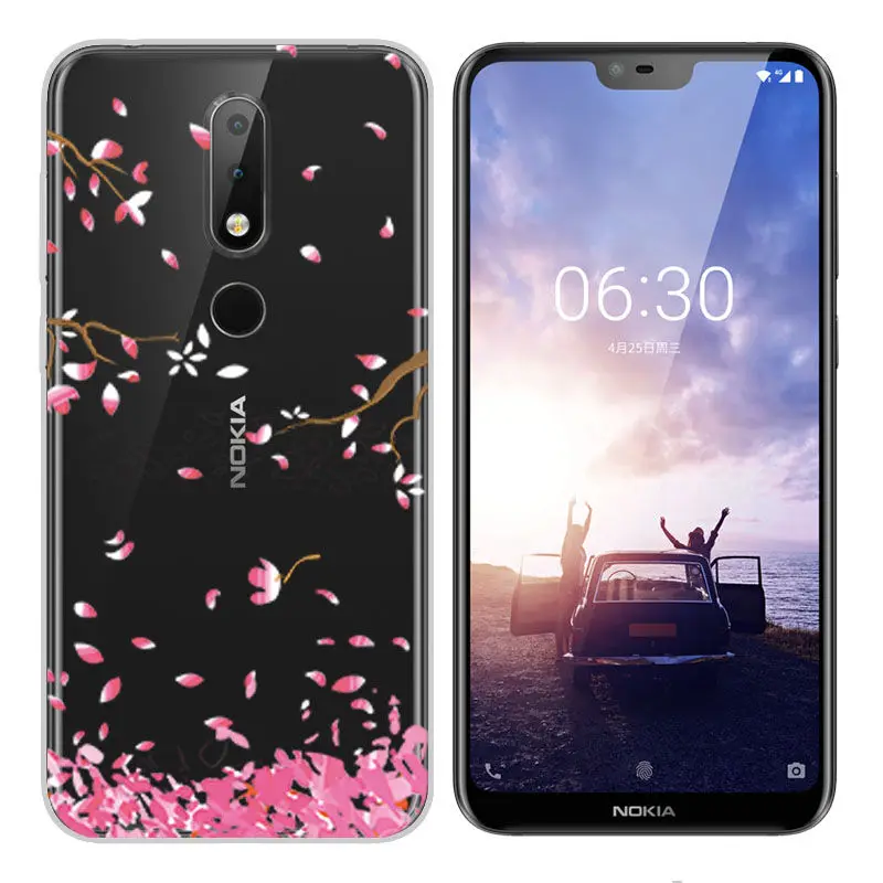 Fashion Soft Silicone TPU Case for Nokia 2 3 5 6 7 2017 Nokia X6 2018 Painted Back Case Cover for Nokia 6 2018 7 8 3.1 6.1 Case  (16)