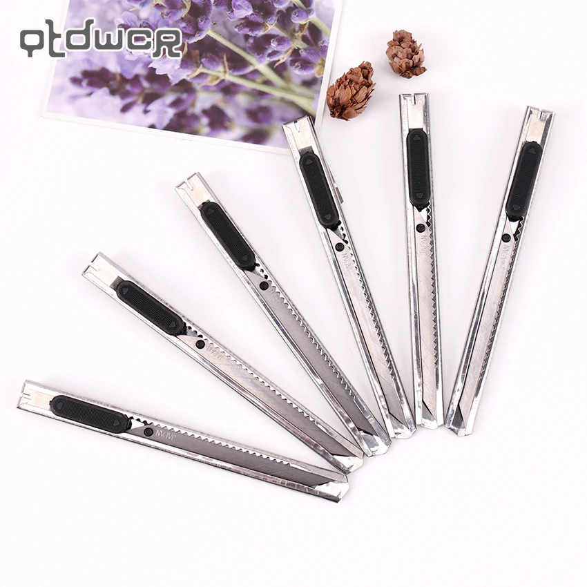 

Cute Kawaii Stainless Steel Metal Utility Knife Paper Cutter Art Knife For Kids Gift School Supplies Student