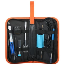 20 в 1 Набор инструментов для пайки 60 Вт Регулируемый температурный сварочный паяльник 5 шт. ПАЯЛЬНЫЕ НАКОНЕЧНИКИ насос для демонтажа ЕС/США штекер