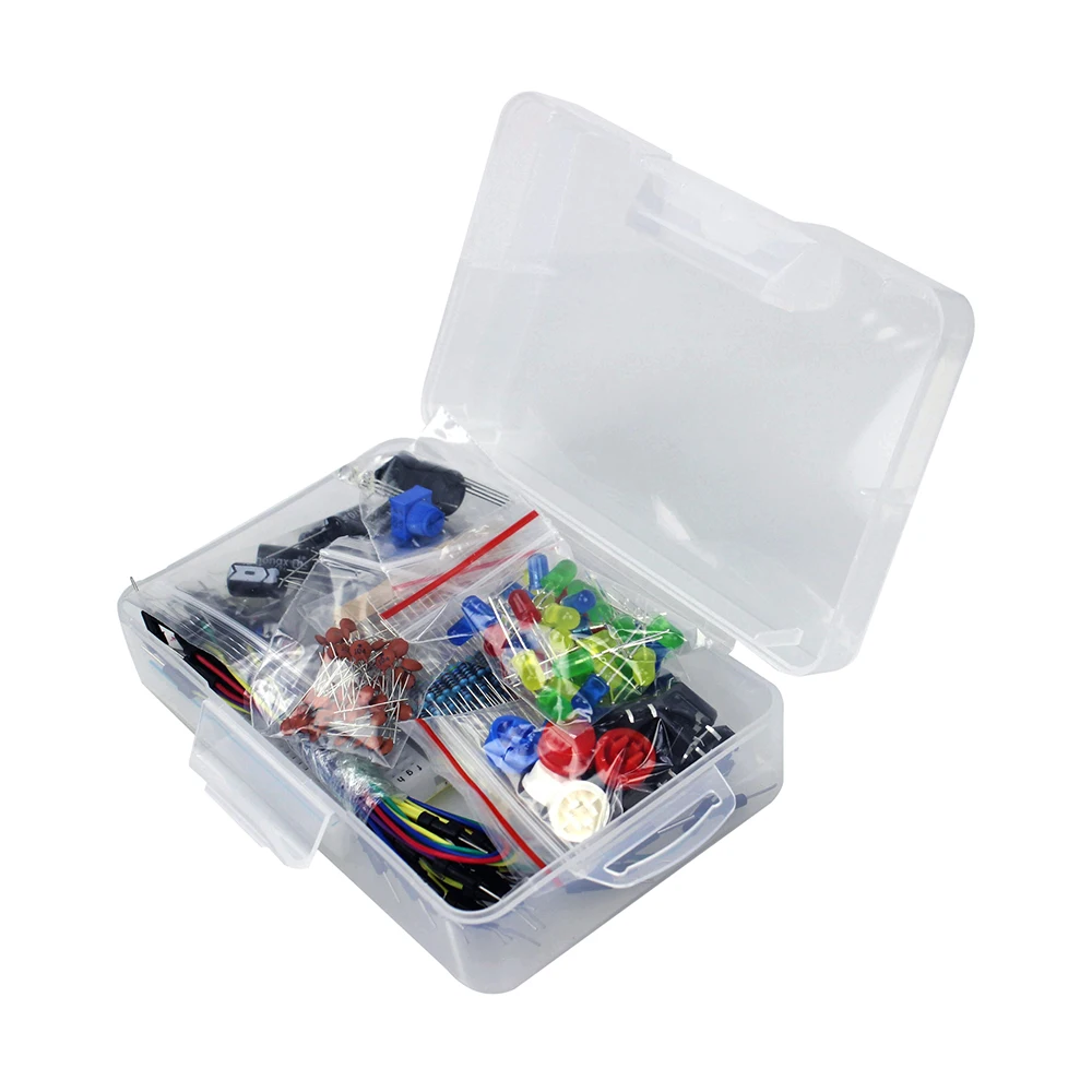 Starter Kit Resistor /LED / Capacitor / Jumper Wires / Breadboard