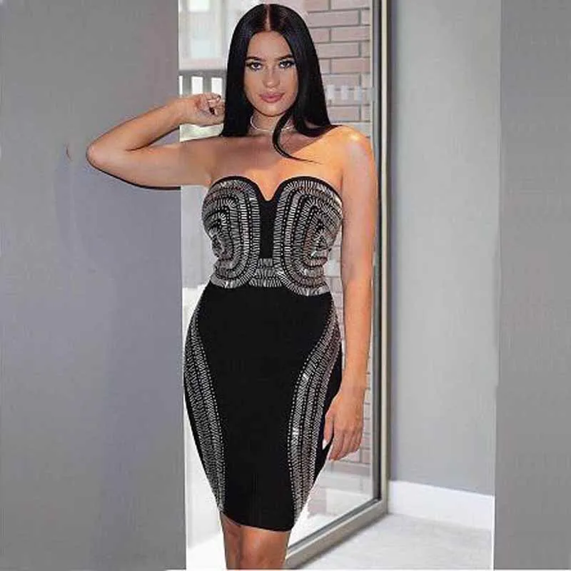 black tight sexy dress