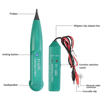 

Aim Anti-Jamming Telephone Wire Tracker Lan Network Cable Tester Line Finder Network Line Meter Cable Line Check Line