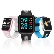 P68 2018 Hot Couple Smartwatch Activity Tracker IP68 Waterproof Bluetooth Sport Bracelet Blood Pressure Wristband Color Screen