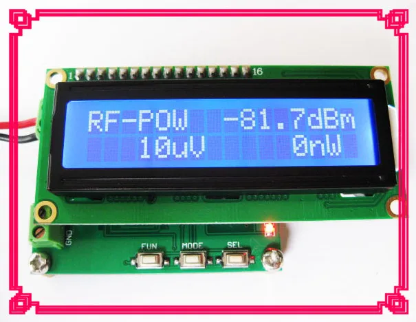 РФ измеритель мощности-80 0-500 мГц~ 10 дБм можно установить питания rf значение затухания