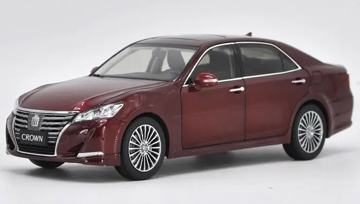 Оригинальная модель автомобиля из передового сплава 1:18, высокая имитация TOYOTA CROWN, металлическая модель, изысканная коллекция игрушечных автомобилей