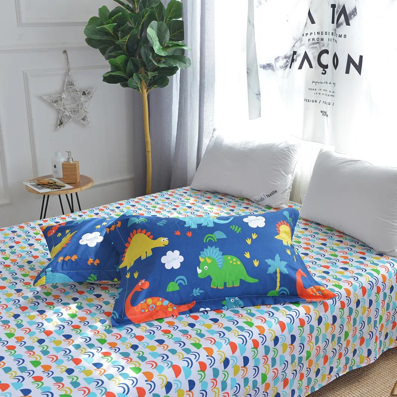 

2PCS of new dido dinosaur pillow case for house children bedroom