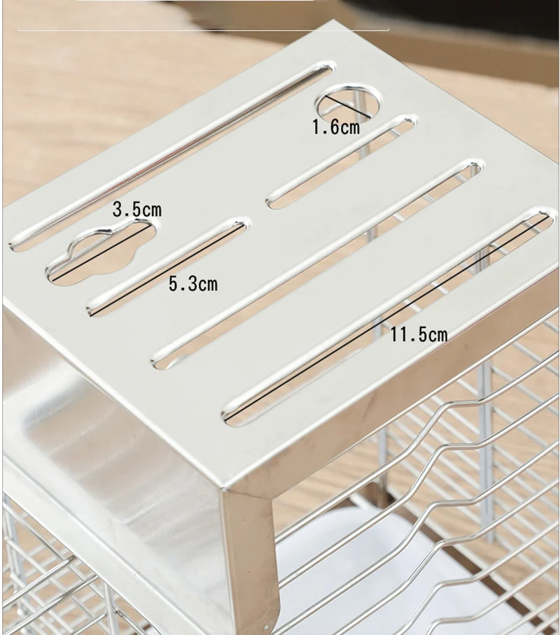 Нержавеющая сталь подвесные палочки для еды клетки ложка держатель вилка стойки ножи полки усиленные кухонные принадлежности столовые приборы Органайзер