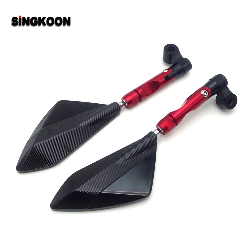 

8 10mm universal motorcycle Accessories mirrors cnc Rearview Side Mirror FOR hyosung gt250r piaggio mp3 gsr 750 vespa jawa f800r