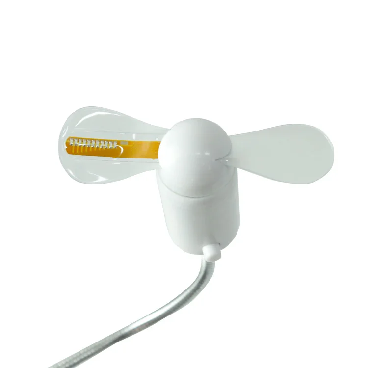 

Mini USB Handheld Fan Flashing I Love You LED Cooler Desktop Cooling Gift Fan with Characters Messages Creative Toy Gif