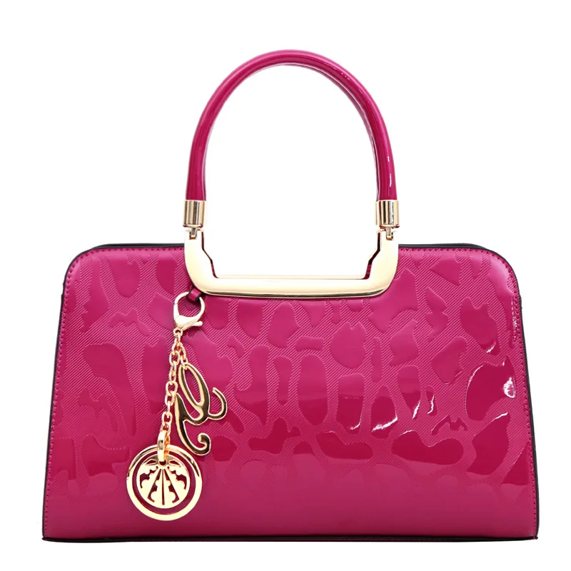 

New Fashion Alligator Women Handbags European Design Patent Leather Ladies Shoulder Bags Female Girl Brand Luxury Crossbody Bag