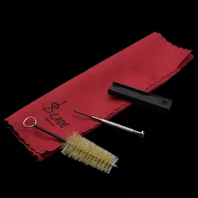 5-в-1 деревянных духовых инструментов набор чистящих средств для ухода за кларнет, саксофон щетка для мундштука Рид Чехол Мини-отвертка