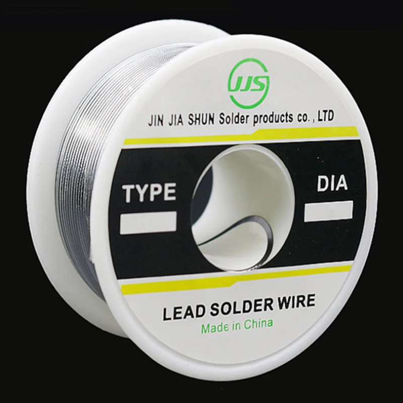 

100g/roll Sn40Pb60 Long Wire Reel Soldering Supplies 0.8~1.2mm Flux Core Hot Solid Solder Less smoke Welding Wires