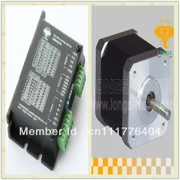 

1AXIS Nema 17 stepper motor 2.6KG.CM, 4 leads DC MOTOR& 12-36VDC,128 stepper motor driver DM420A for Cnc Router/ 3D Printer /DIY