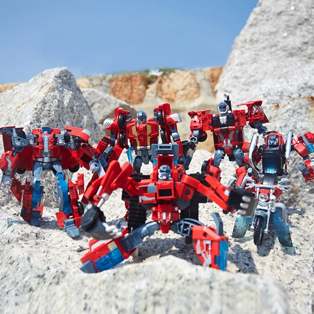 Best Offers 2018 WJ WEI JIANG Alloy Fire Status 5 IN 1 Transformation Motorcycle Extinguishing Crane Truck Ambulance Action Figure Toys