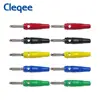 Cleqee P3008 10 pièces 4mm cuivre prise banane Jack pour haut-parleur amplificateur Test sondes connecteur ► Photo 1/6