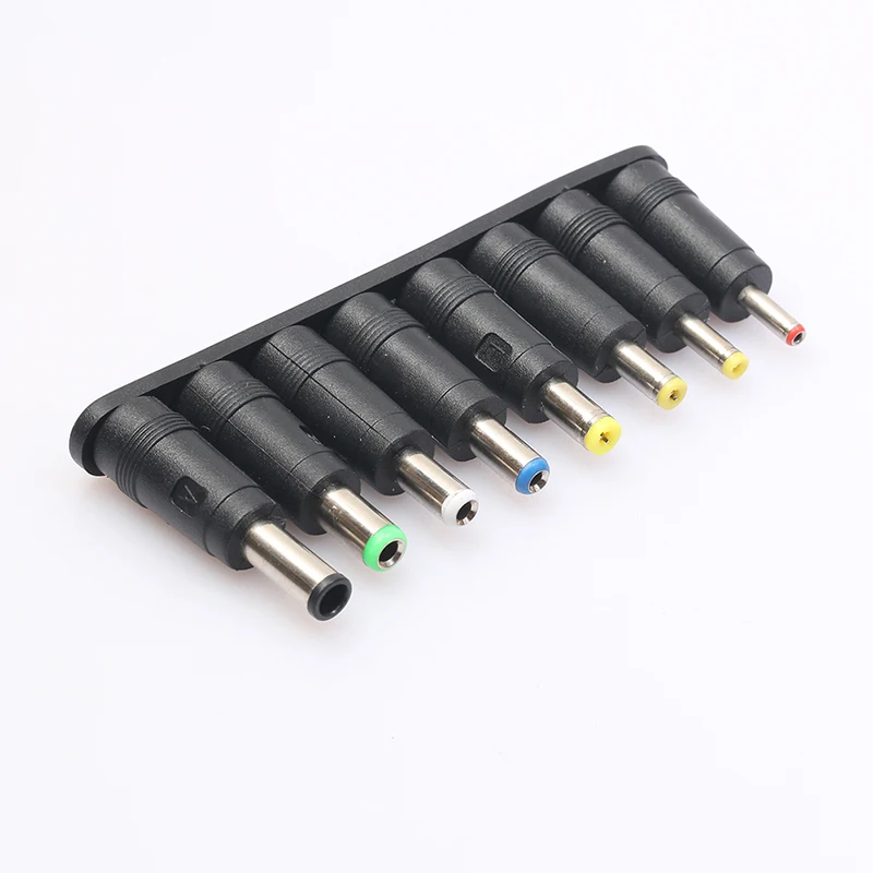8Pcs/lot Universal DC Power Adapter Plug Charger Tips Head For PC Laptop Charger Adapter Tip