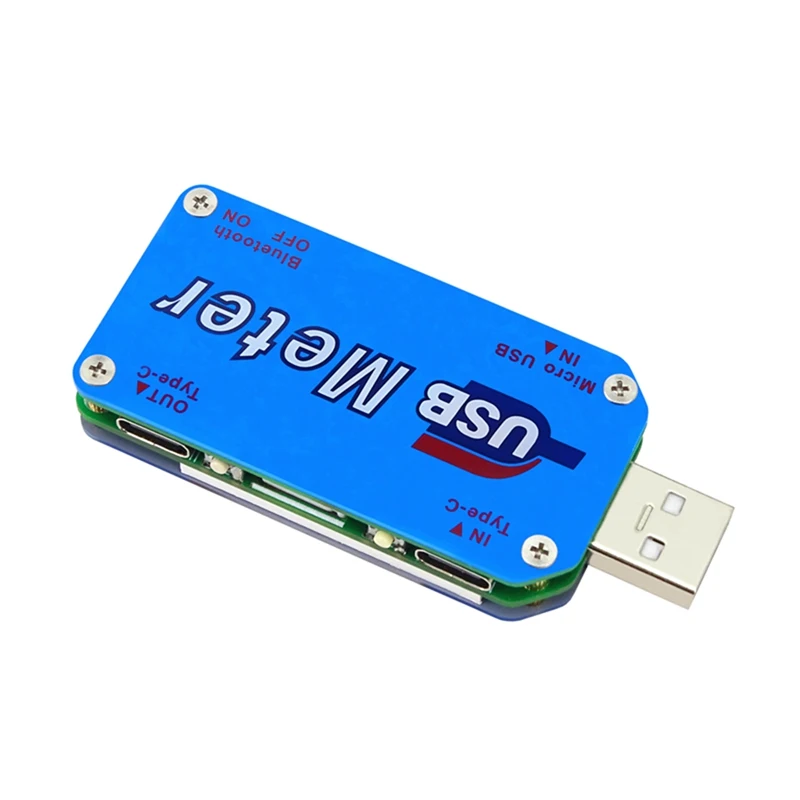 Поддержка bluetooth UM25C USB 2,0 цветной ЖК-дисплей тип C напряжение тока тестер сопротивления кабеля измерение для мобильного телефона