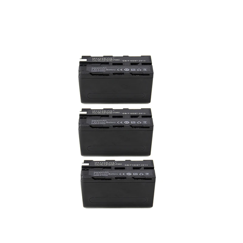 3 шт. 8800 мАч NP F970 F960 NPF970 NPF960 сменная камера батарея для Sony CCD TRV58 RV100|Цифровые
