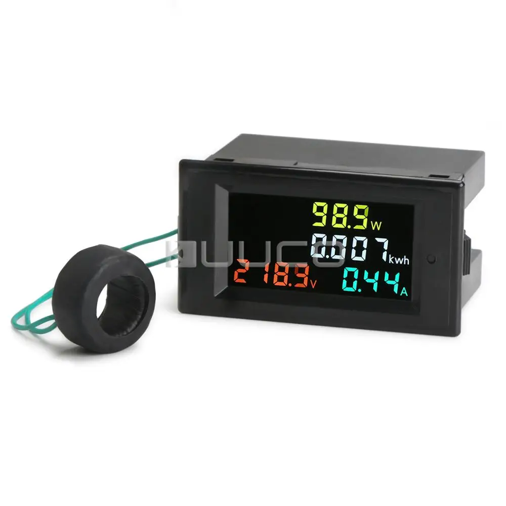 

Digital Tester 4in1 AC Voltmeter/Ammeter/Power Meter/Energy Meter Multifunction Monitor Meter/Multimeter + Current Transformer